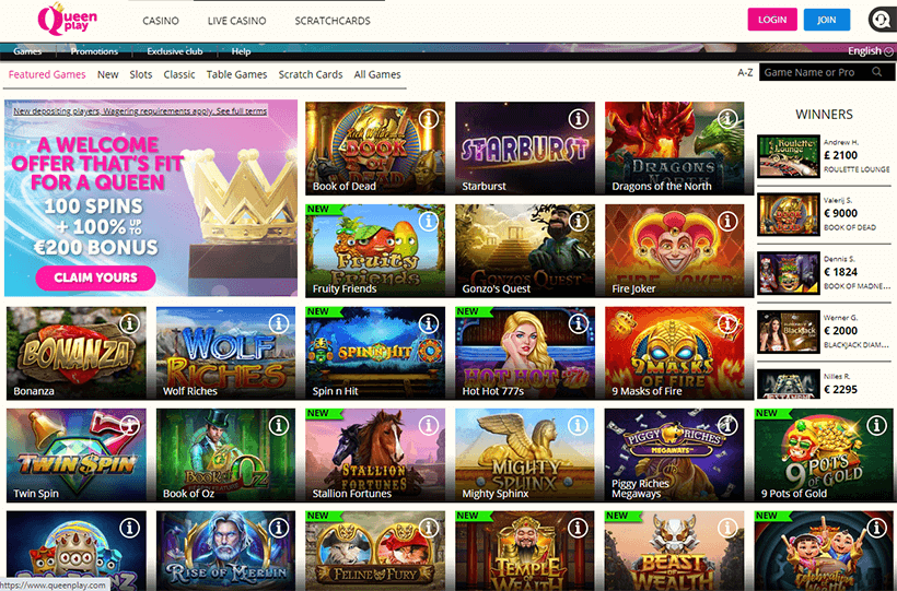 queen casino Mobil APK Bağlantıları