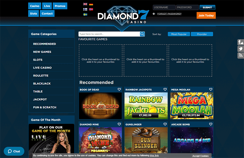 Diamond 7 Casino Review