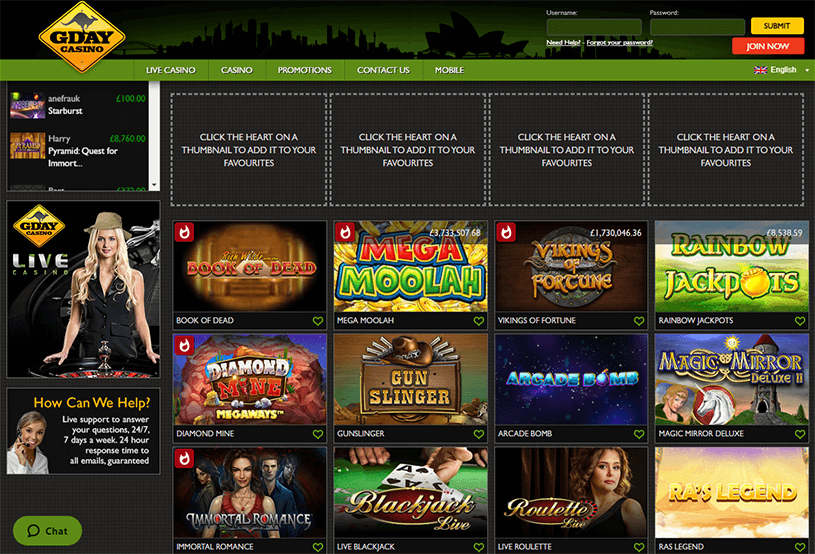 G’Day Casino Review 2024 | Bonus & Games