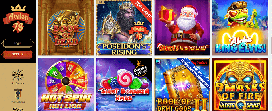 avalon78 casino registration