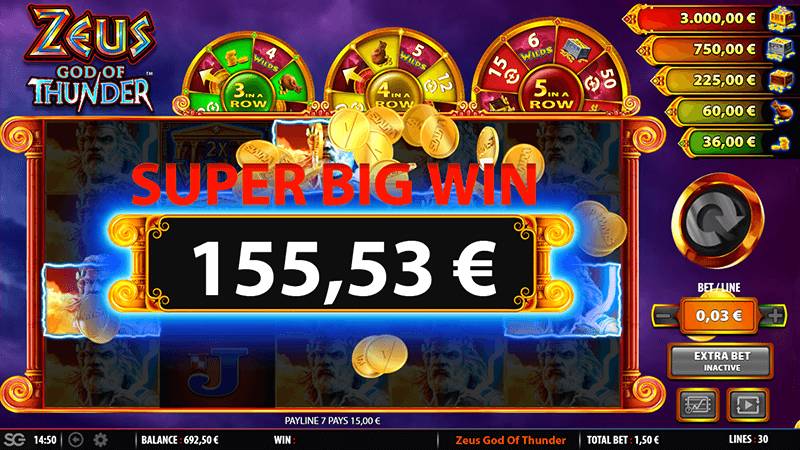 zeus god of thunder casino