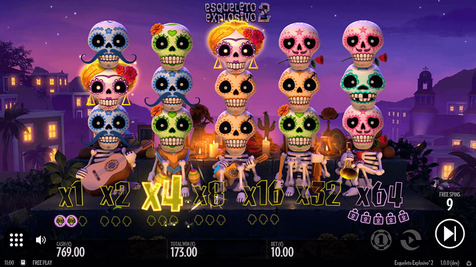 recensione della slot Esqueleto Explosivo 3