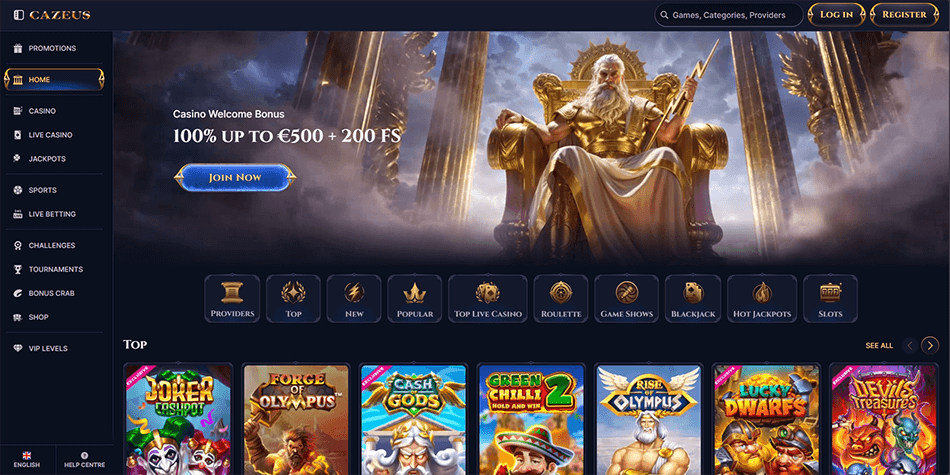 Cazeus Casino Review 2025 | Bonus Codes & Games
